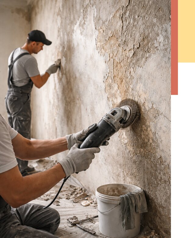 Снятие и удаление краски со стен в Балашове от 2135 руб. — ОТДЕЛОЧНИК-Бла