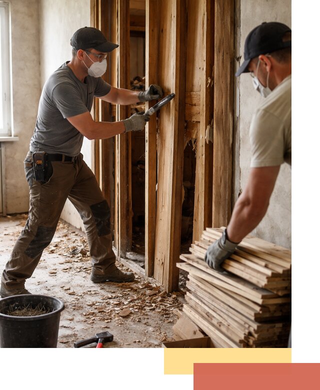 Демонтаж деревянных перегородок в Балашове быстро и аккуратно