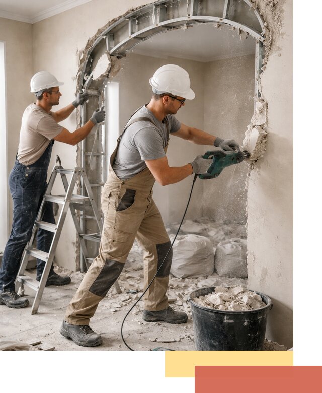 Демонтаж гипсокартонной арки в Балашове быстро и аккуратно