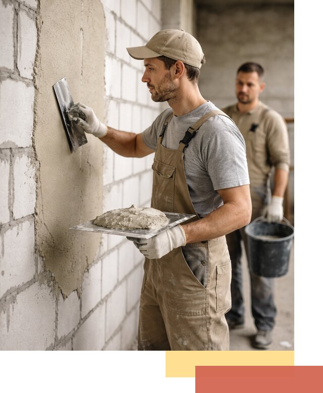 Штукатурка стен из газобетона в Балашове под ключ