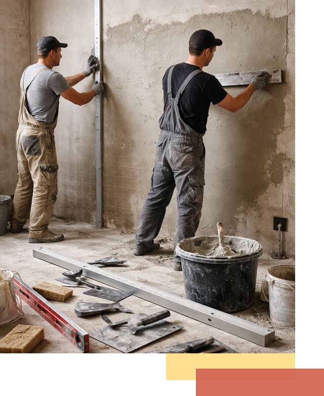 Профессиональная штукатурка стен под плитку в Балашове