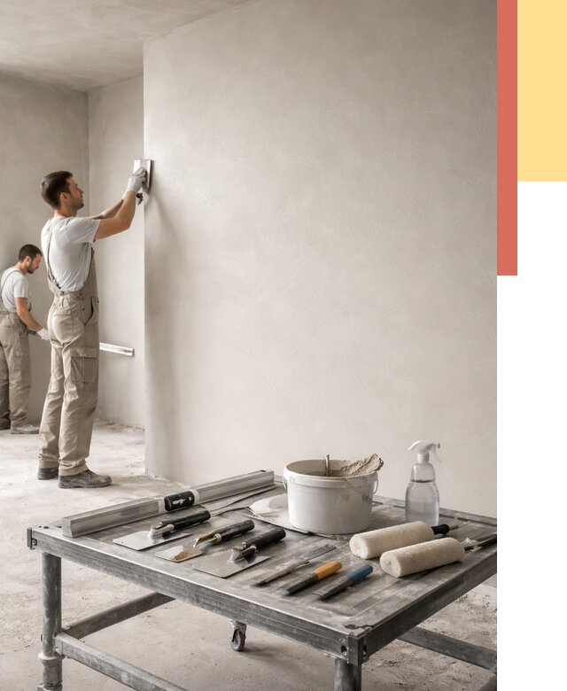 Штукатурка стен под покраску в Балашове от 4576 руб./м² — качественно и недорого | ОТДЕЛОЧНИК-Бла