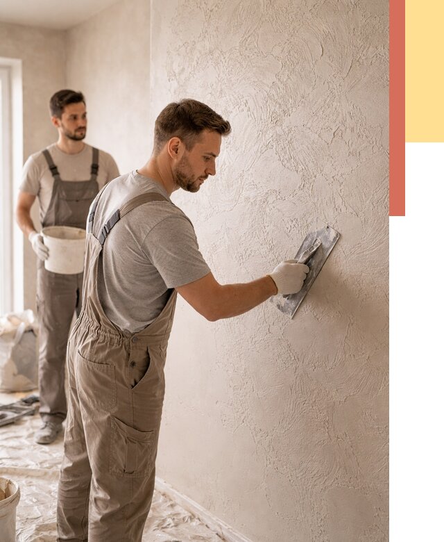 Фактурная штукатурка стен в Балашове от 4271 руб./м² — заказать под ключ | ОТДЕЛОЧНИК-Бла