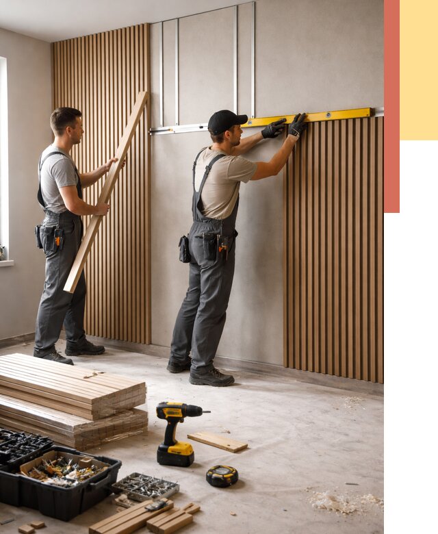 Монтаж реечных панелей на стены в Балашове от 1220 руб. — быстро и недорого | ОТДЕЛОЧНИК-Бла