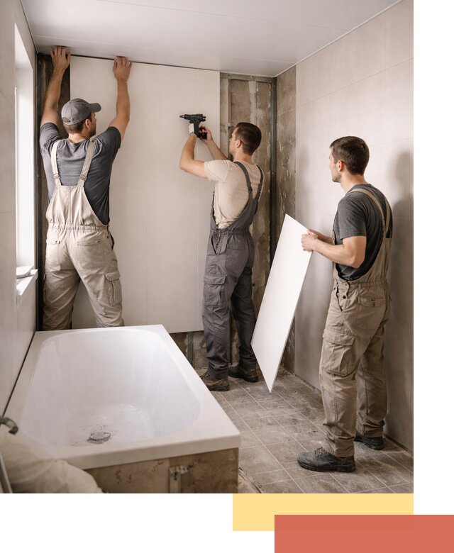 Отделка ванной панели ПВХ профессионально в Балашове