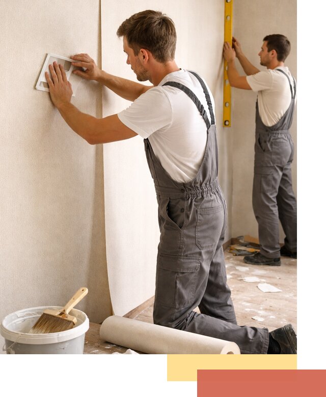 Поклейка бумажных обоев в Балашове качественно и недорого