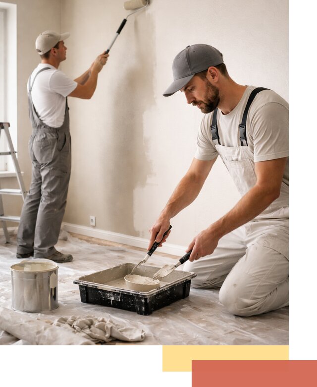 Покраска стен в квартире в Балашове — профессионально и аккуратно