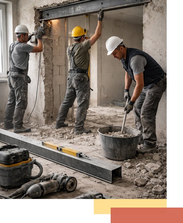 Создание проемов в стенах и несущих конструкциях в Балашове