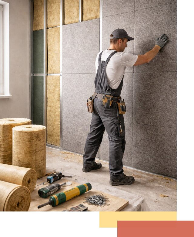 Профессиональная шумоизоляция стен в Балашове для квартиры и офиса