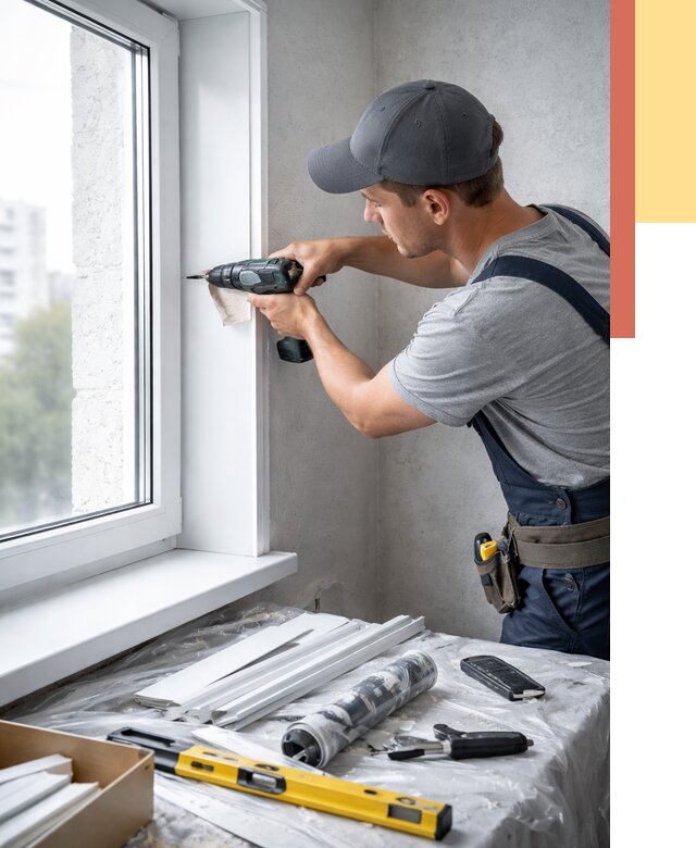 Установка пластиковых откосов в Балашове от 2288 руб. | ОТДЕЛОЧНИК-Бла монтаж, быстро и недорого