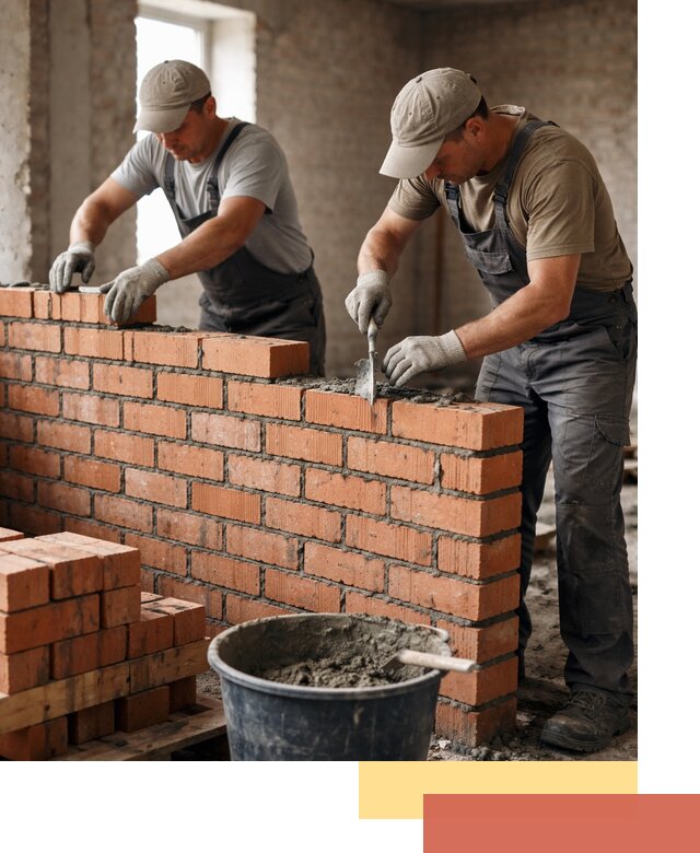 Кладка кирпичных перегородок под ключ в Балашове