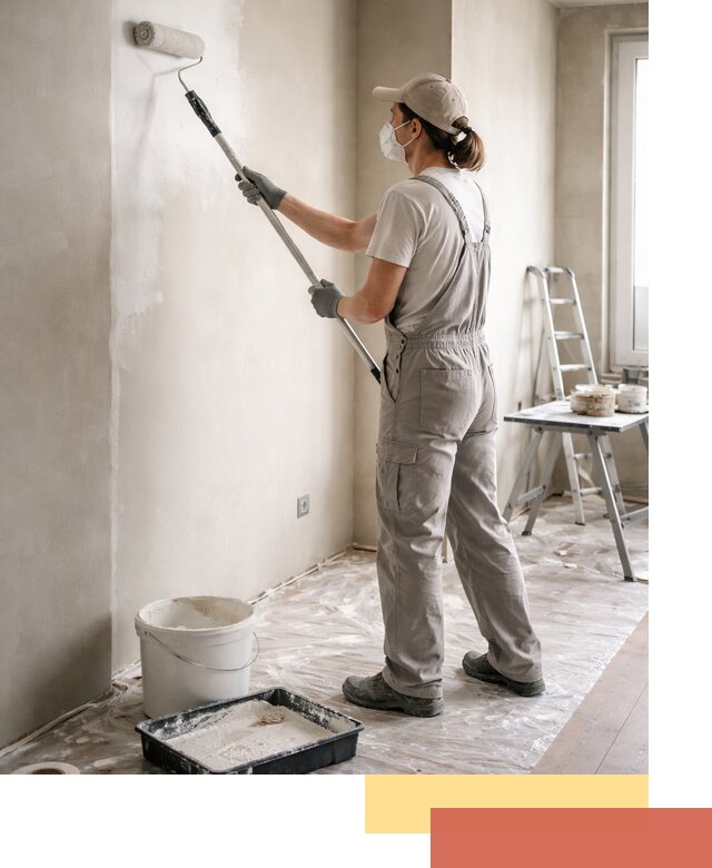 Покраска перегородок из гипсокартона в Балашове качественно и недорого