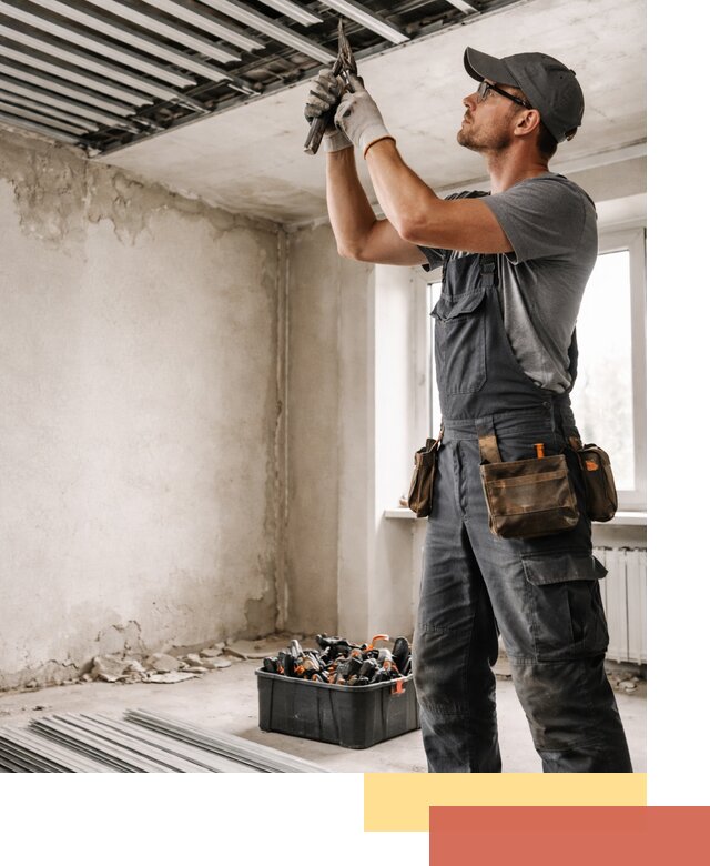 Демонтаж реечного потолка в Балашове быстро и аккуратно