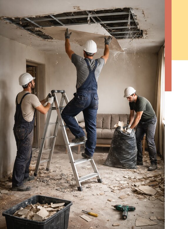 Демонтаж гипсокартонного потолка в Балашове от 427 руб. за м2 — ОТДЕЛОЧНИК-Бла