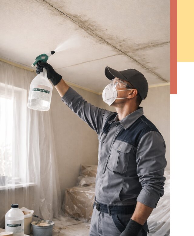 Антисептическая обработка потолка в Балашове от 2542 руб. | ОТДЕЛОЧНИК-Бла