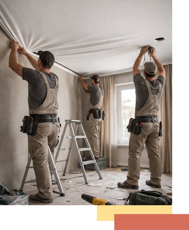 Монтаж матового натяжного потолка в Балашове качественно и быстро