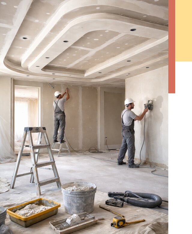 Многоуровневый потолок из гипсокартона в Балашове от 763 руб. под ключ | ОТДЕЛОЧНИК-Бла