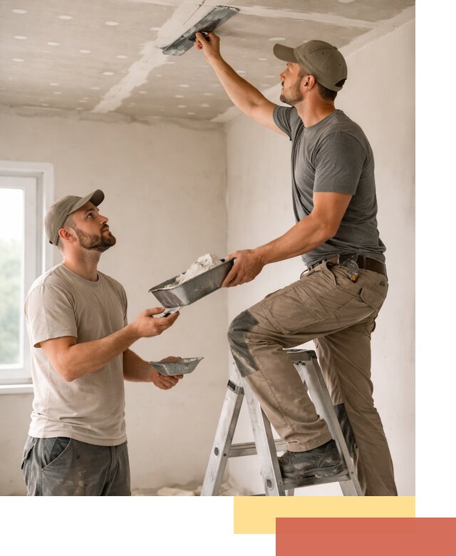 Шпаклевка потолка из гипсокартона в Балашове качественно и быстро