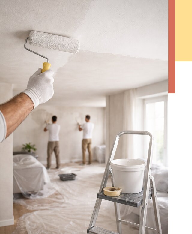 Покраска потолка акриловой краской в Балашове от 2542 руб. | ОТДЕЛОЧНИК-Бла