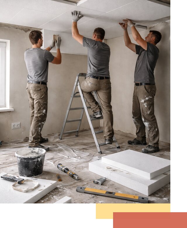 Утепление потолка пенопластом в Балашове быстро и качественно