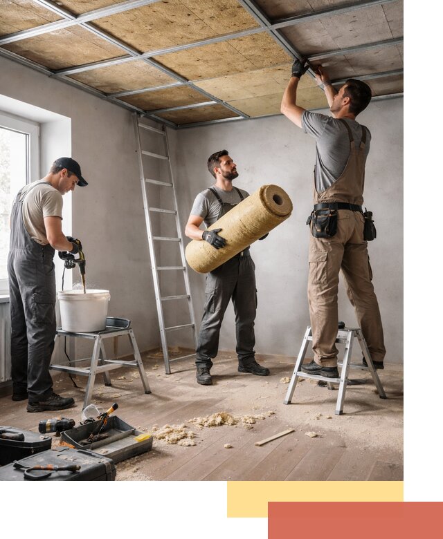 Шумоизоляция потолка в Балашове: профессиональный монтаж и отделка